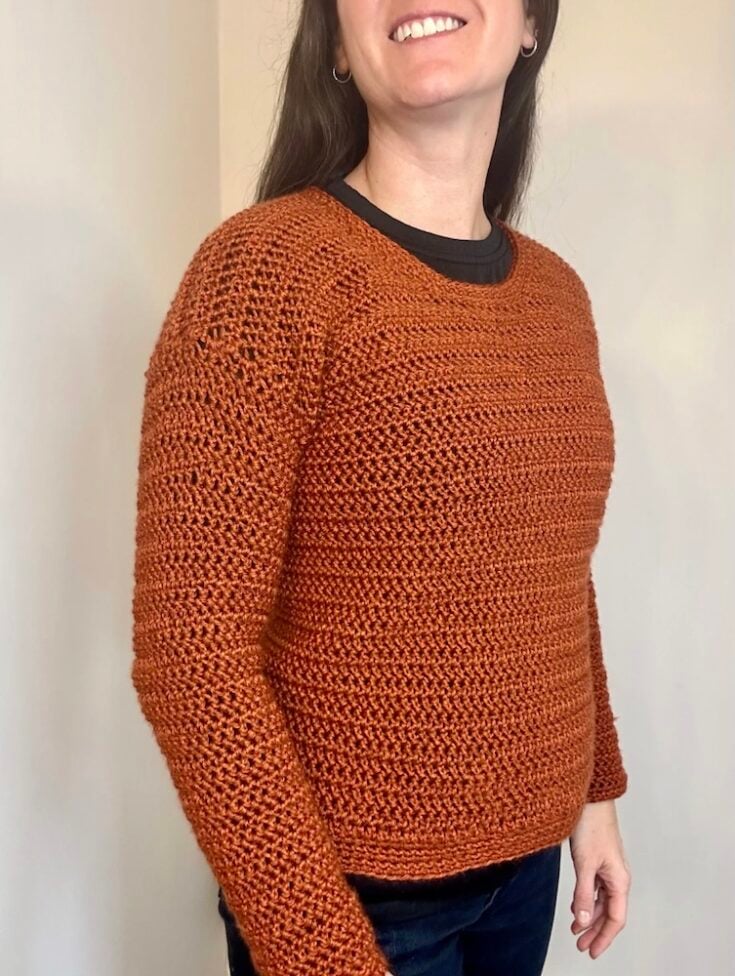 Crochet Fireside Sweater by City Farmhouse Studio