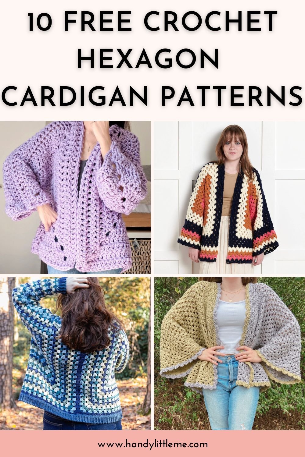 Crochet Heaxagon Cardigan