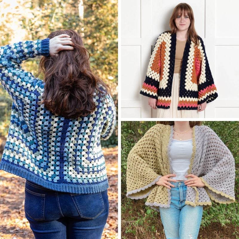 Crochet Heaxagon cardigan featured image