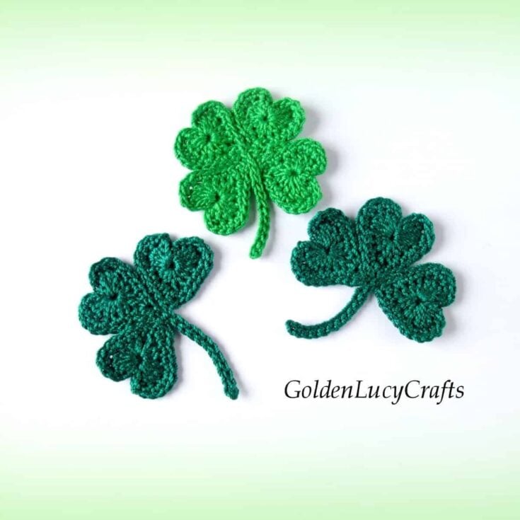 Crochet St. Patrick’s Day Shamrock by Golden Lucy Crafts