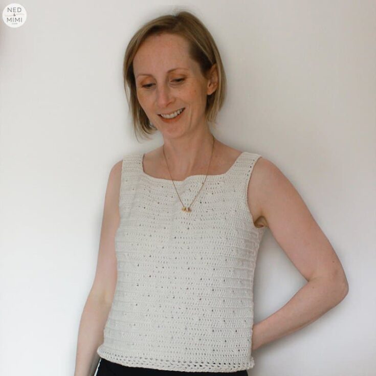 Crochet Tank Top | Free Pattern by Ned & Mimi