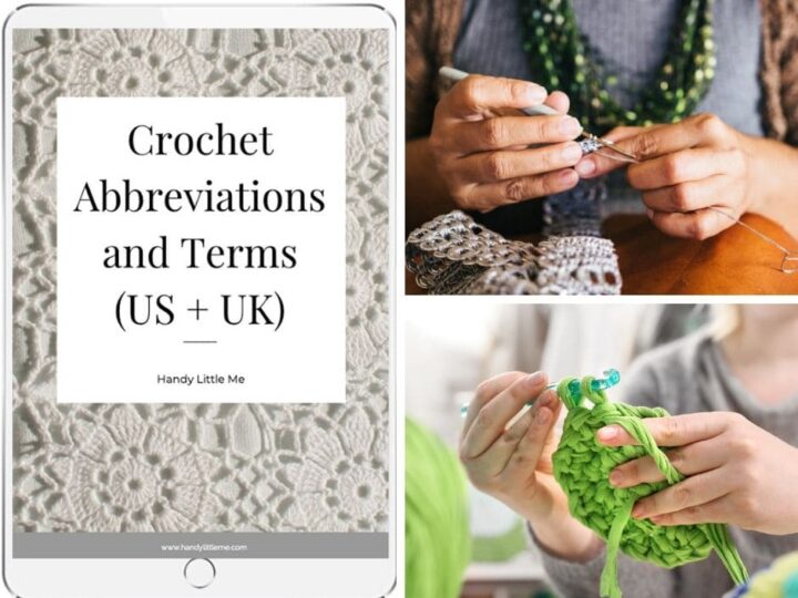 Free Printable Crochet Abbreviations Chart
