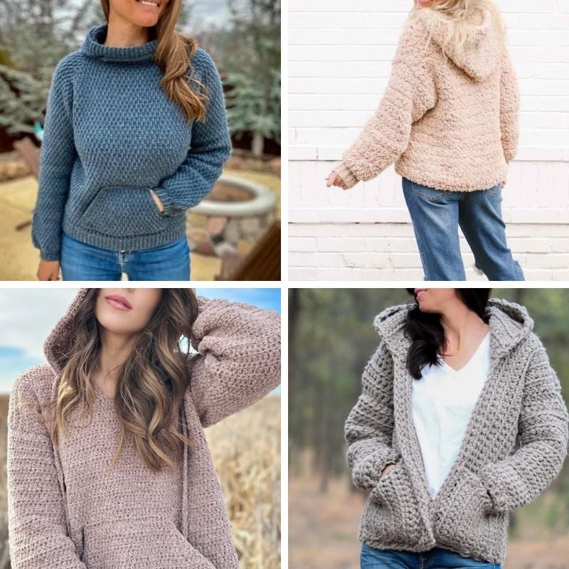Crochet hoodie