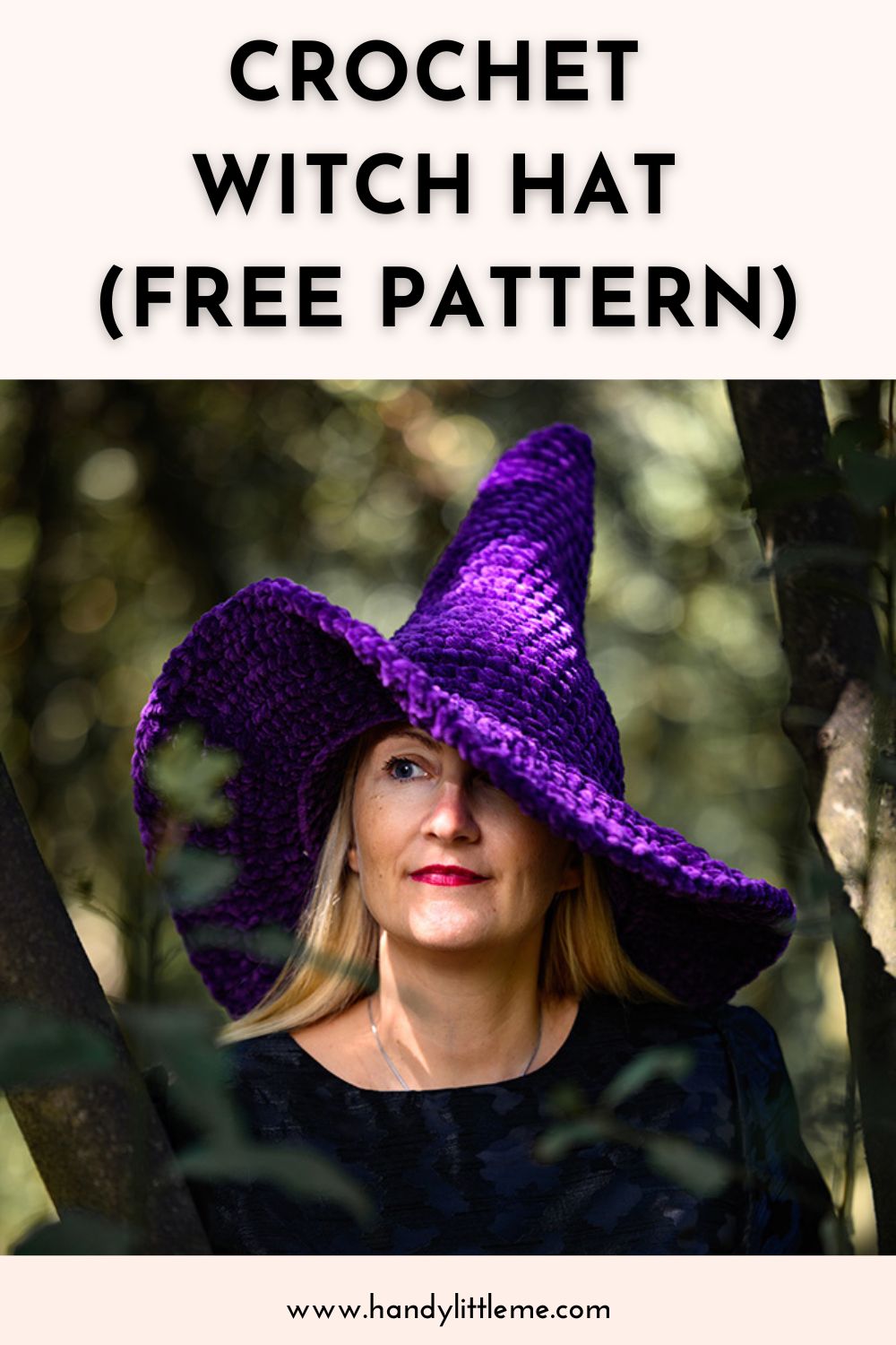 Crochet witch hat free pattern