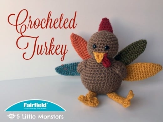 Crocheted Turkey by Erica Dietz