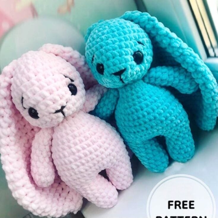 Image for Cute Crochet Baby Bunny Allison Amigurumi Free Pattern by Amigurumi Blog KB