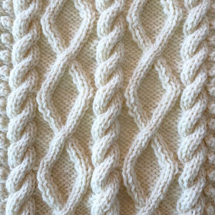 Diamond cable stitch featured image