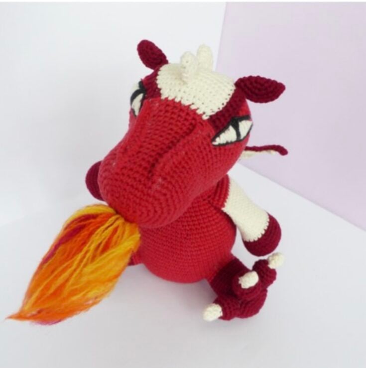 Dragon Amigurumi Free Pattern by Amigurumi Forge