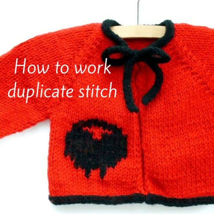 Duplicate Stitch Tutorial by La Visch Designs