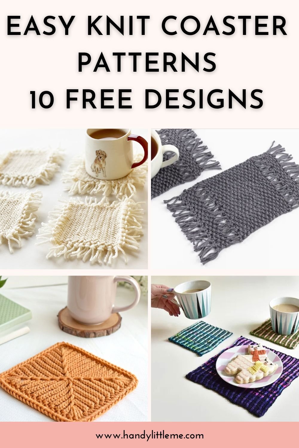 Easy Knit Coaster Patterns