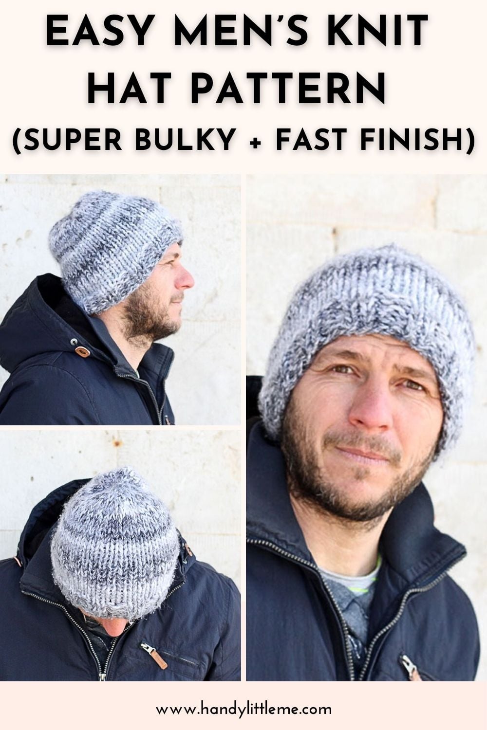 Easy Men’s Knit Hat Pattern