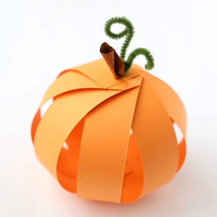 Easy Patterned Paper Pumpkins by It’s Always Autumn
