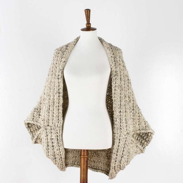 Easy Shrug Knitting Pattern by Brome Fields