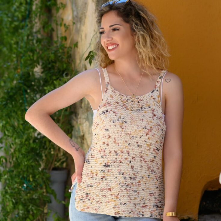 Easy flat knit top feat image