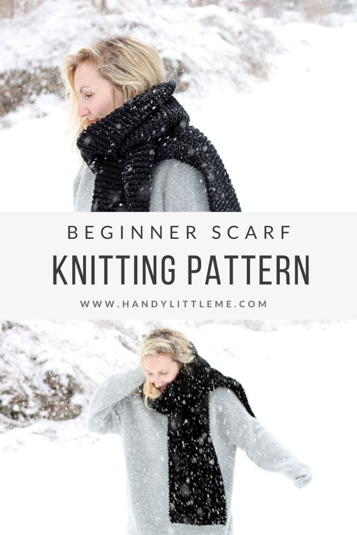 Easy knit scarf pattern