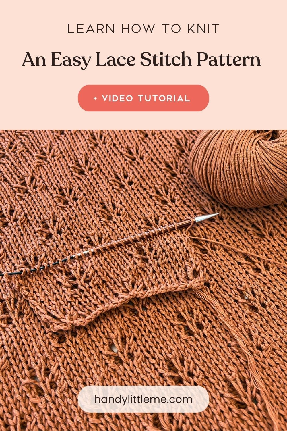 Easy lace stitch pattern