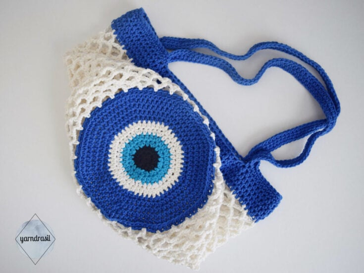 Evil Eye Market Bag by Yarndrasil