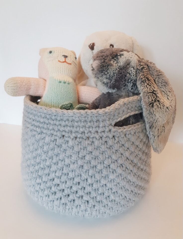 Farmhouse Crochet Basket by Lulo Stitch Co