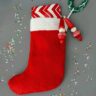 28 Free Christmas Stocking Knitting Patterns (The Best) - Handy Little Me
