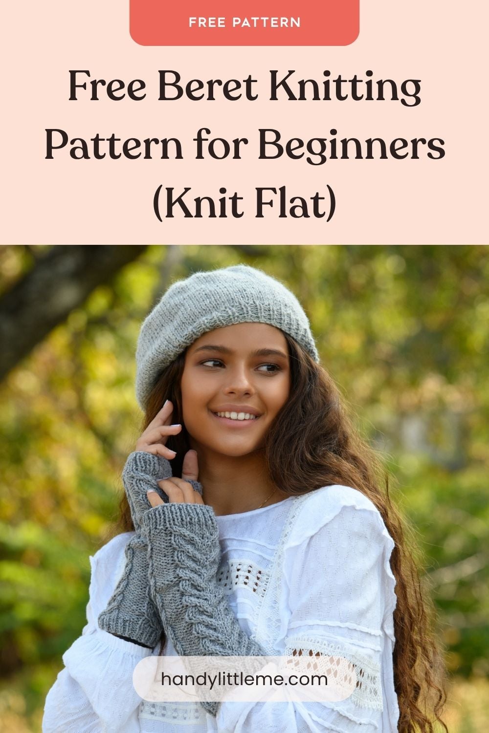 Free Beret Knitting Pattern for Beginners Knit Flat