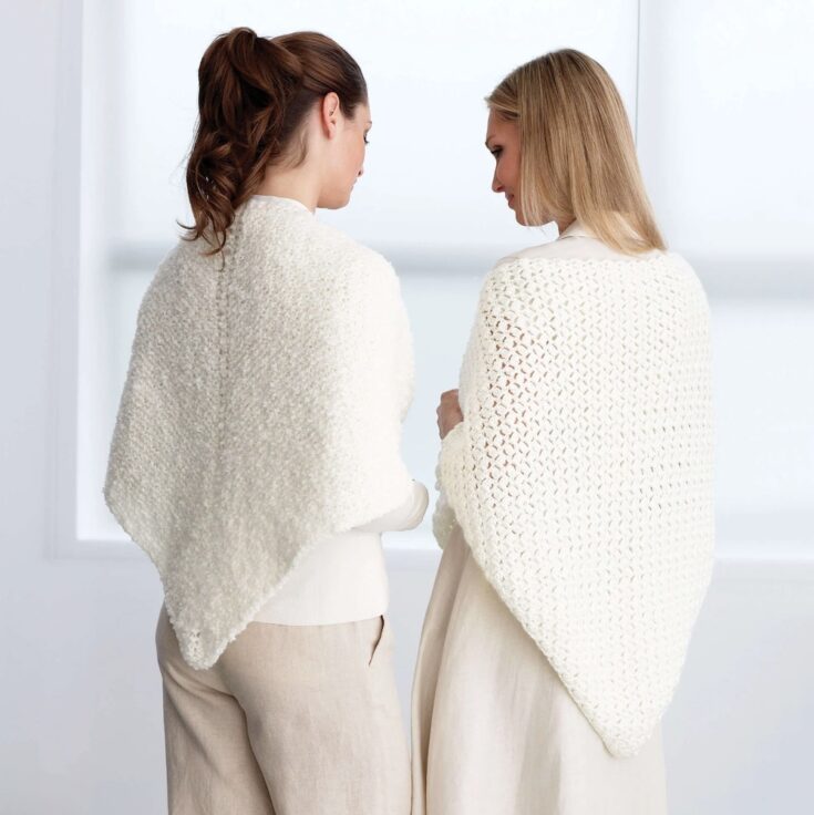Free Bernat Crochet Prayer Shawl Pattern by Yarnspirations