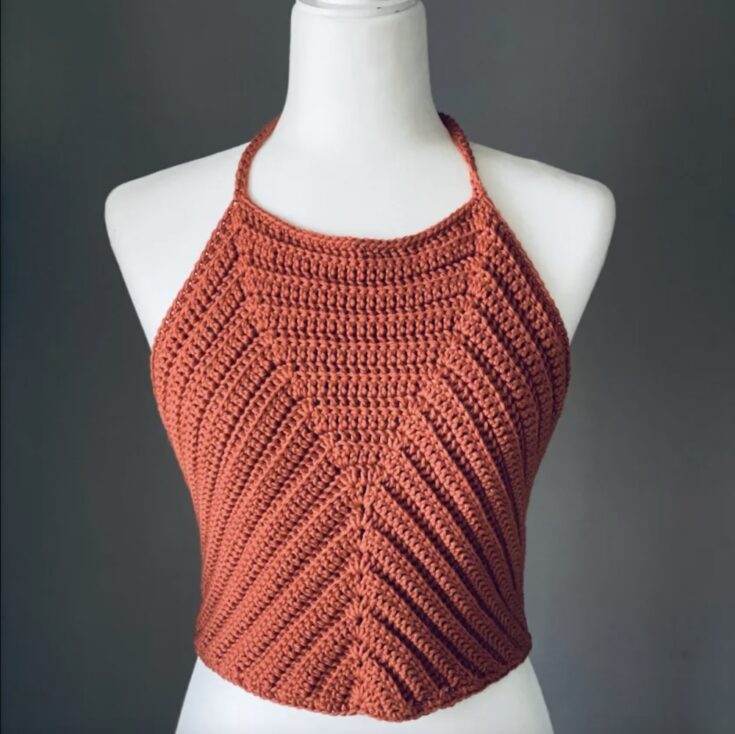 Free Crochet Pattern Crop Top by Carlieflo