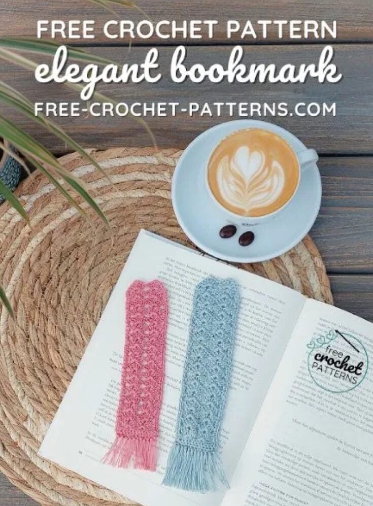 Free Crochet Pattern Elegant Bookmark by Free Crochet Patterns