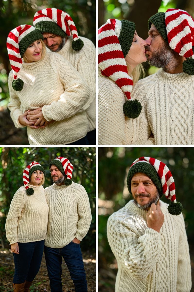 Free Elf hat knitting pattern