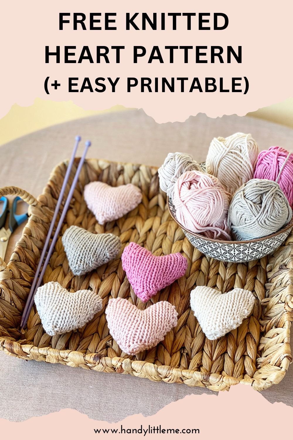 Free Knitted Heart Pattern