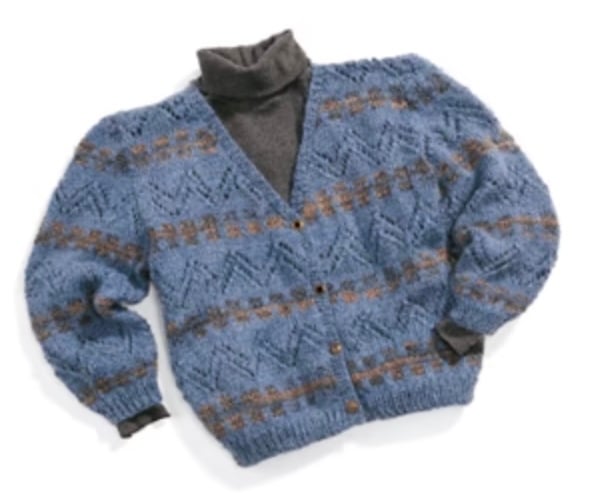 Free Knitting Pattern - Knitted Scandinavian Sweater
