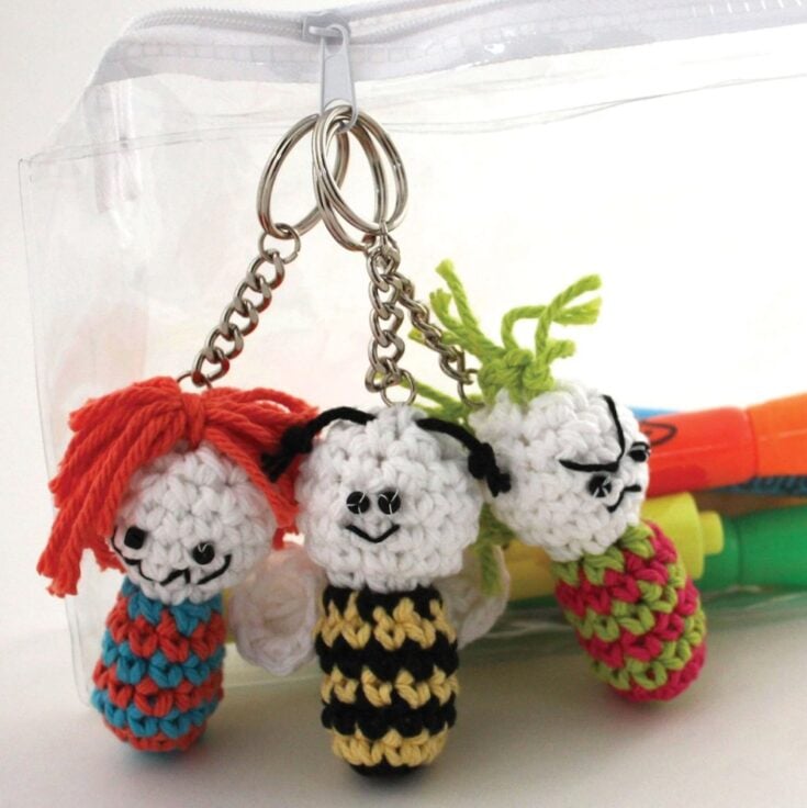 Free Lily Sugar'n Cream Funny Charms Pattern by Yarnspirations