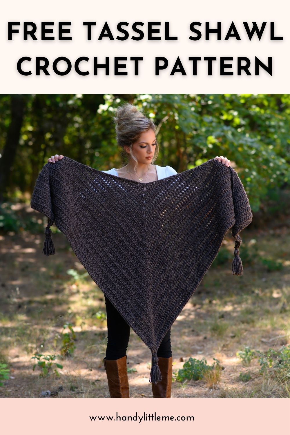 Free Tassel Shawl Crochet Pattern