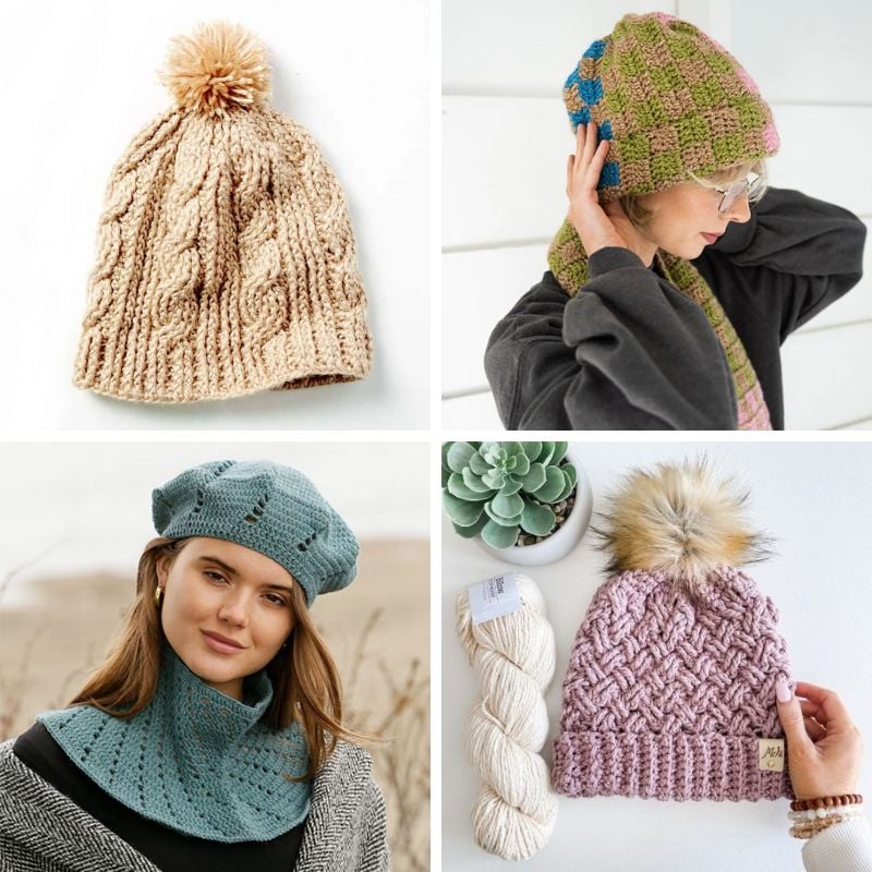 Free crochet hat patterns feat image