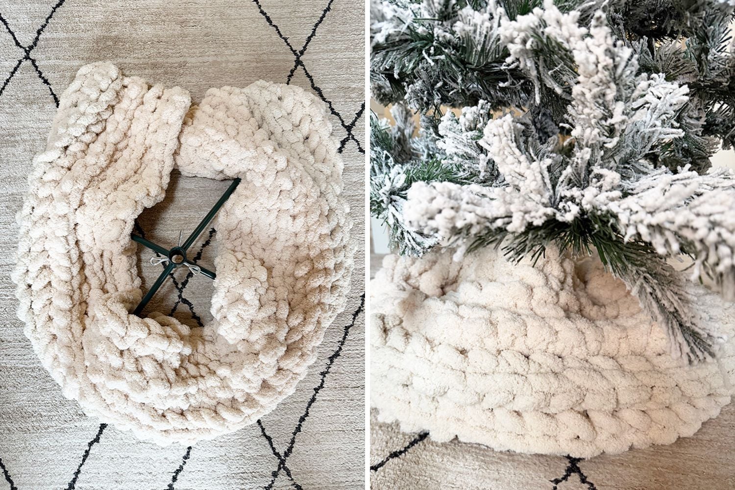 Free crochet tree skirt pattern