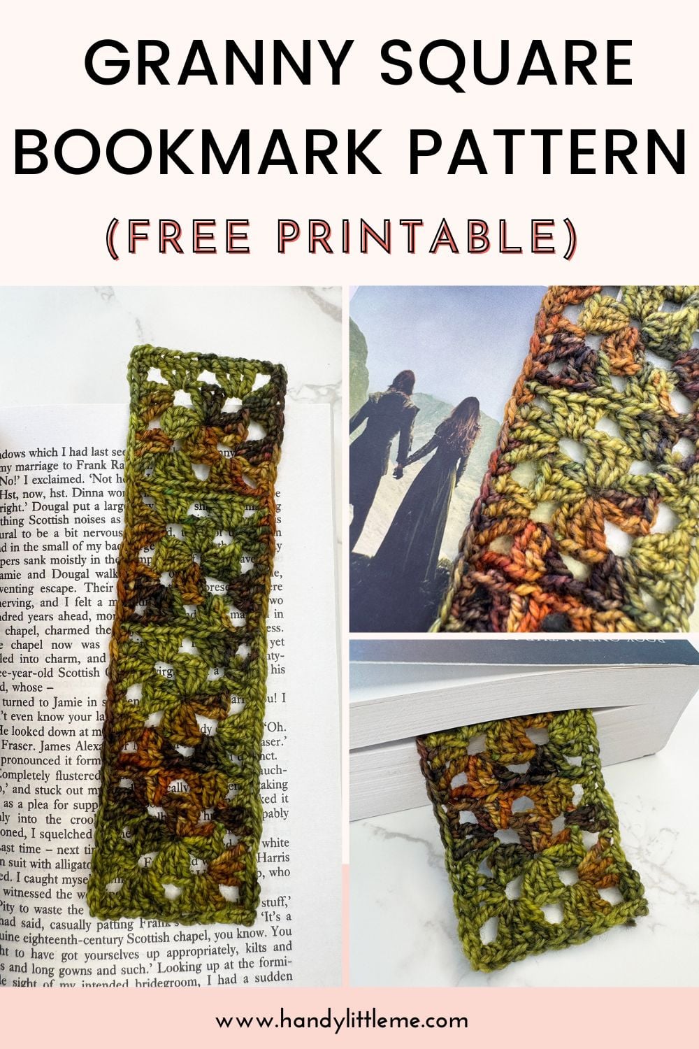 Granny Square Bookmark Pattern Free Printable