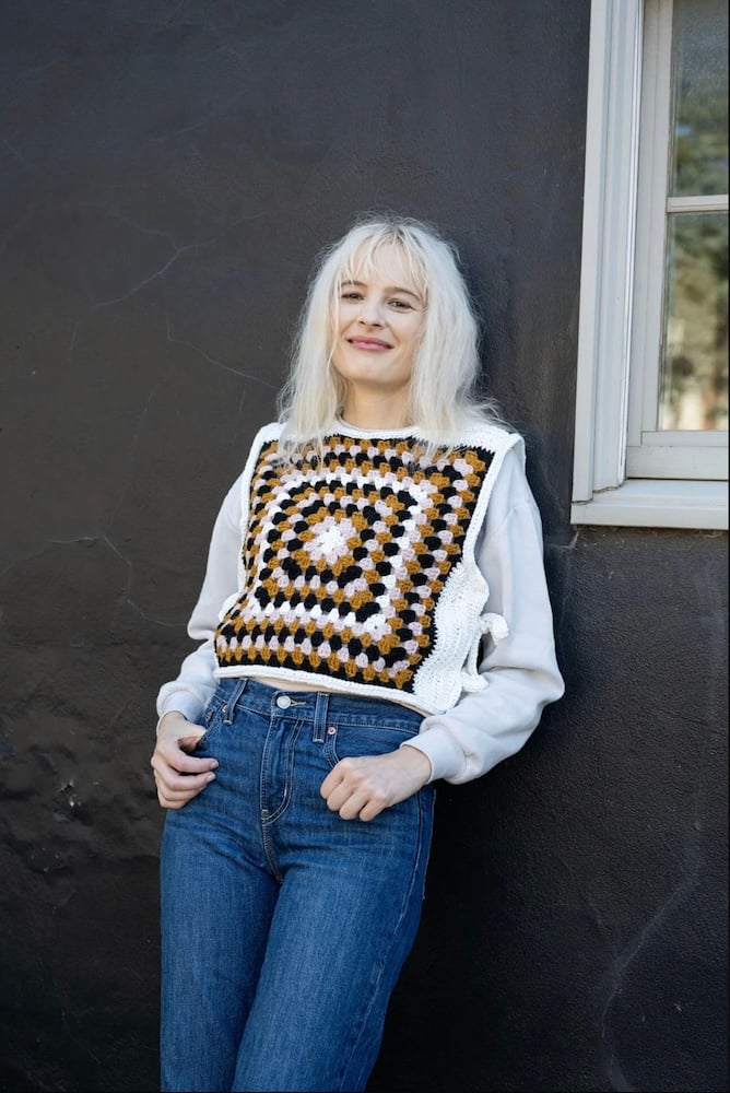 Granny Square Vest by Lion Brand Yarns