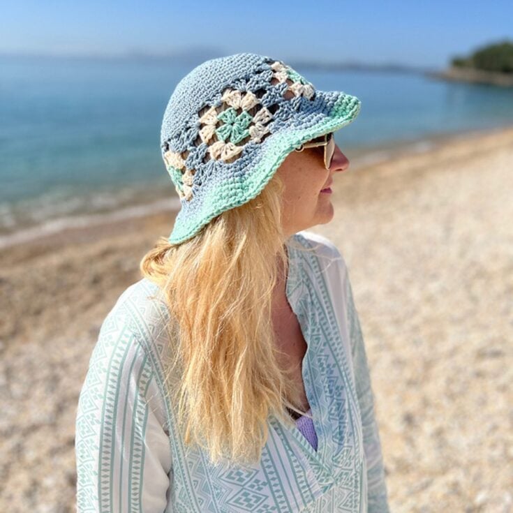 Granny square bucket hat feat image
