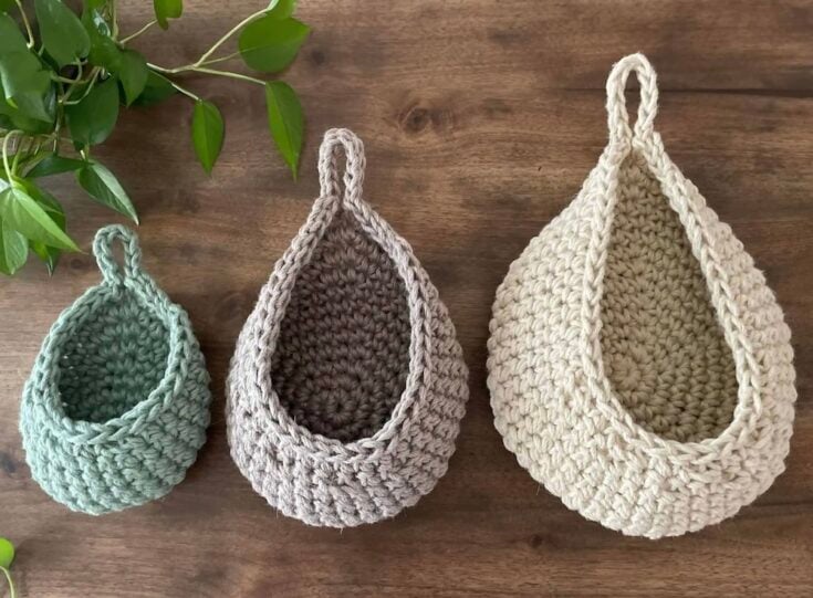 Hanging Basket Free Crochet Pattern: Shake Up Your Space by Off The Beaten Hook