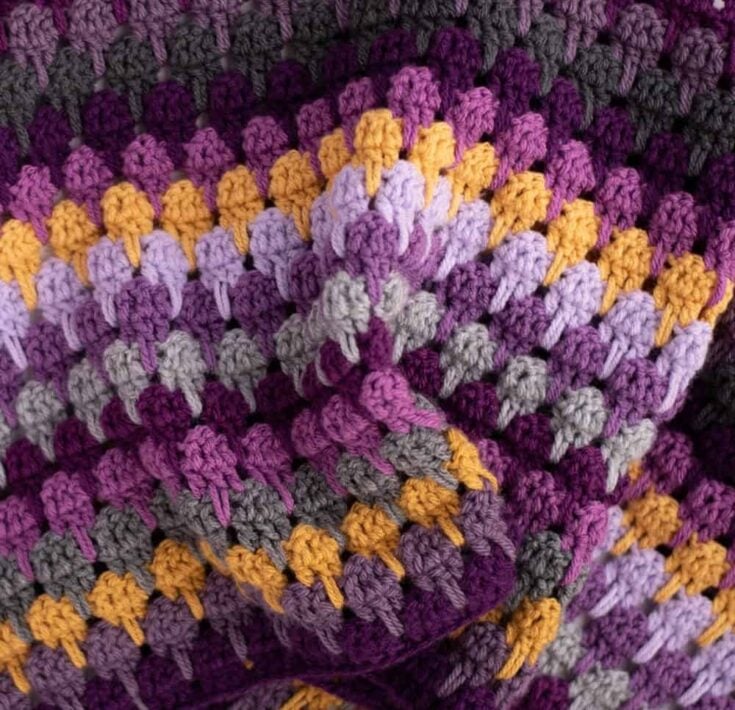 Happy Lark Crochet Scrap Blanket by Crochet 365 Knit Too