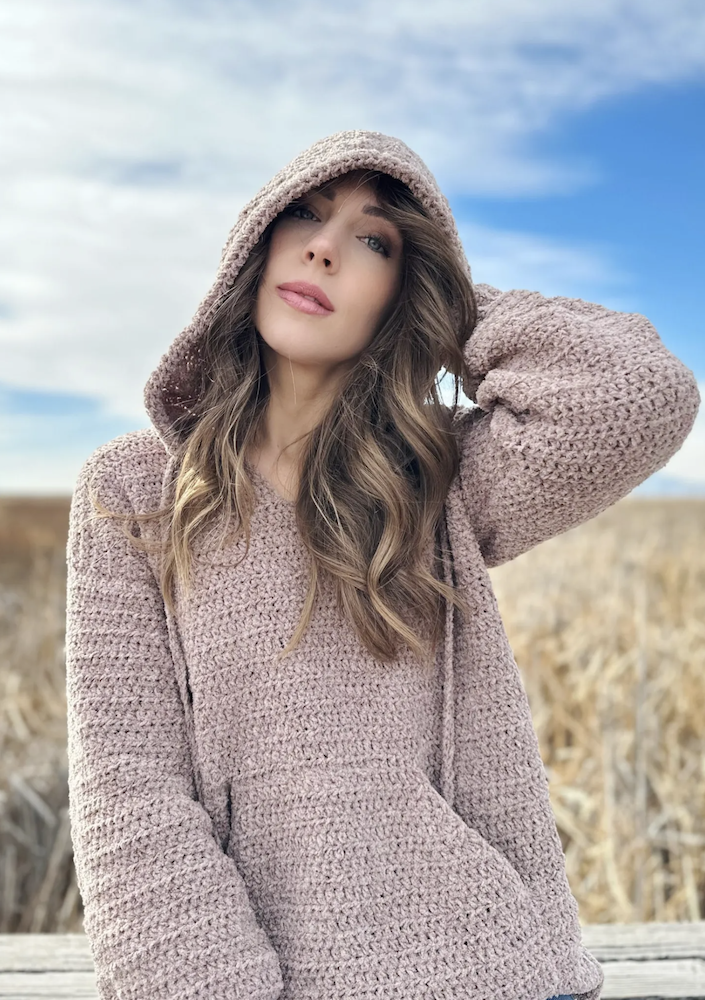 Hawthorn Hoodie by Evelyn And Peter Crochet