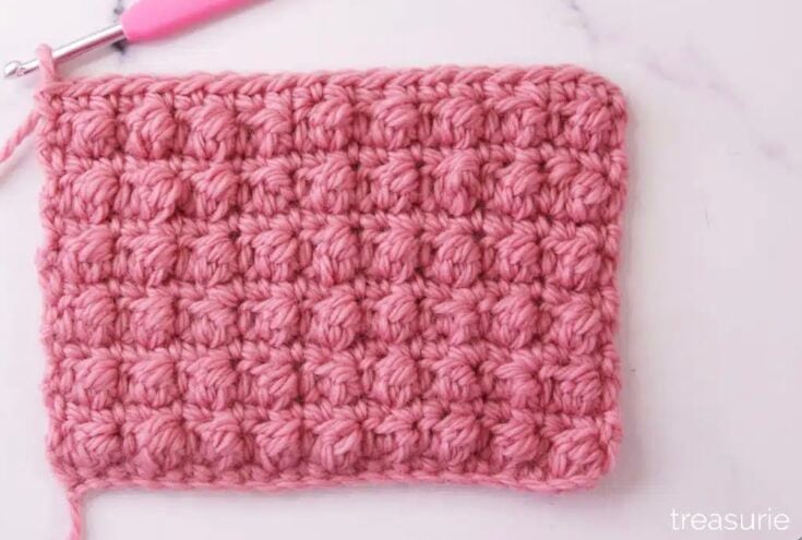 How Τo Crochet Berry Stitch For Beginners by Treasurie