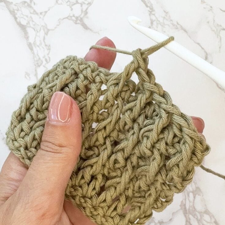 Image for How To Crochet A Front Post Double Crochet Stitch