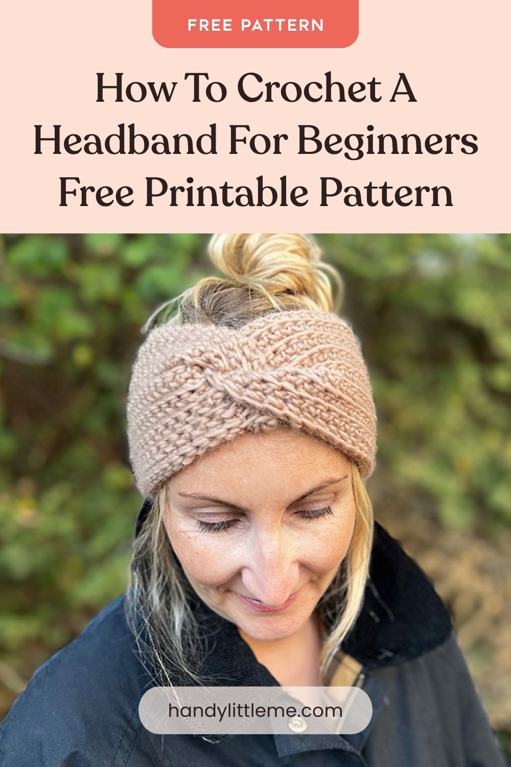 How To Crochet A Headband For Beginners - Free Printable Pattern