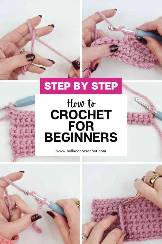 How To Crochet For Beginners: Free Step-by-Step Guide by Bella Coco Crochet