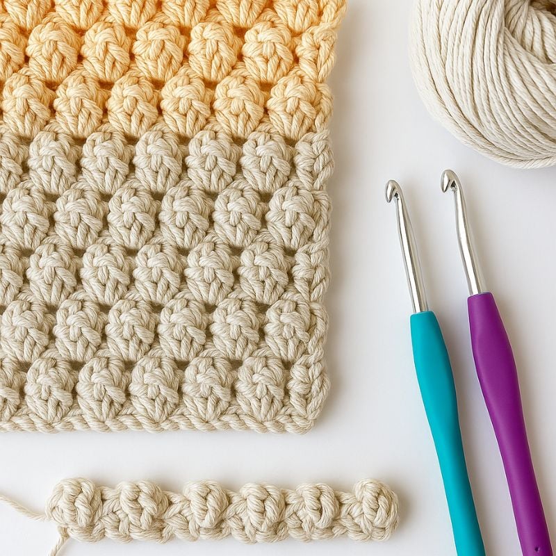 How To Crochet The Popcorn Stitch feat image