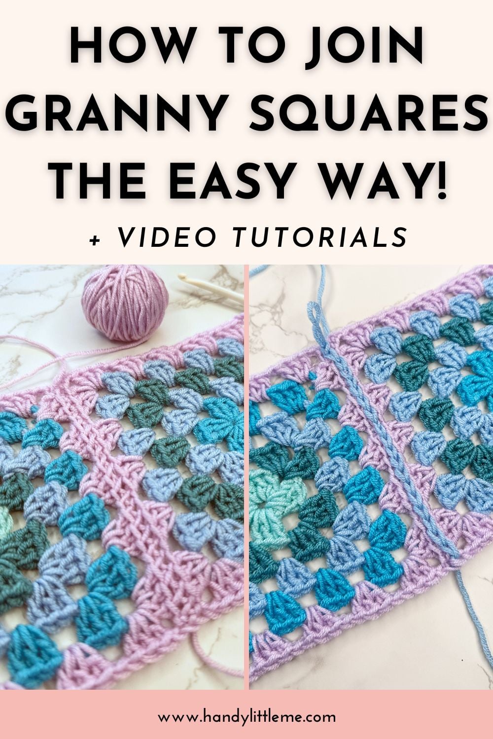 How To Join Granny Squares The Easy Way