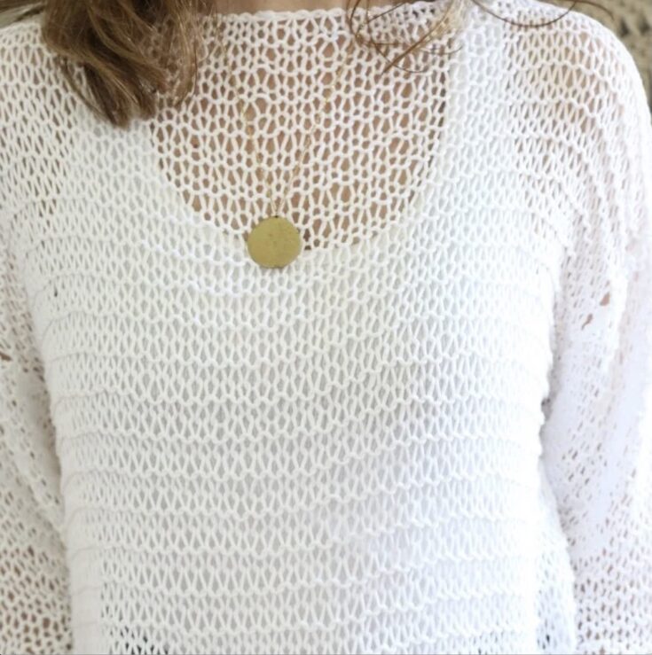 How to Knit a Summer Sweater {Free Pattern} by A Box Of Twine