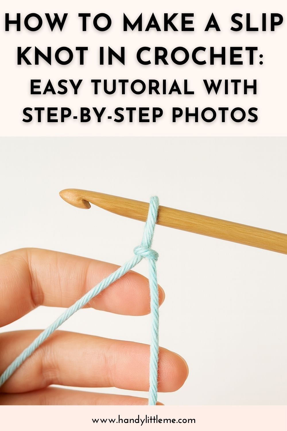 How to Make a Slip Knot in Crochet