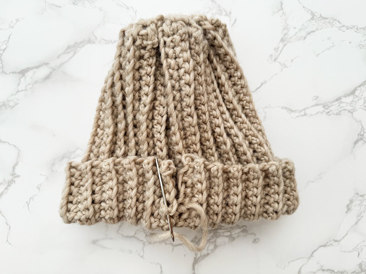 How to crochet a hat step 5