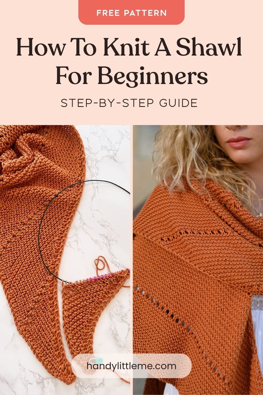 How to knit a shawl for beginners